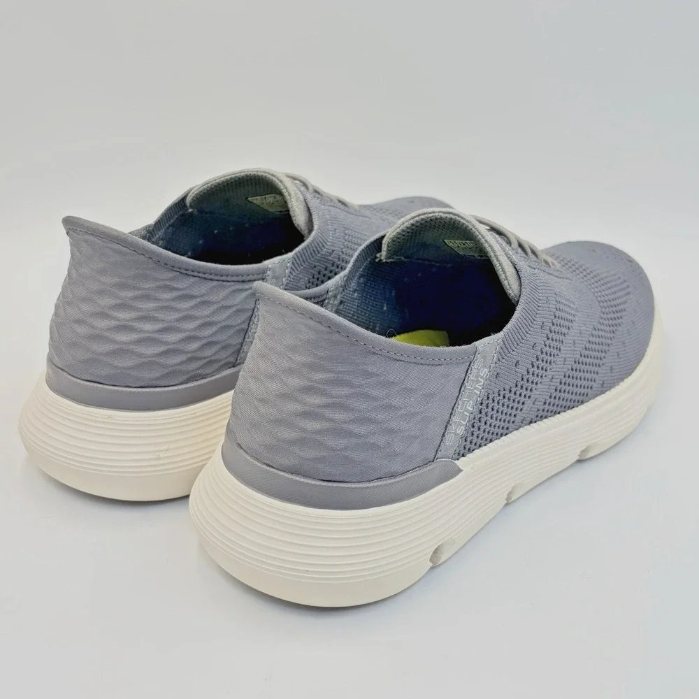 Skechers Garza Palma Men's 8.5 Slip Ins Charcoal Comfort Casual Memory Foam
